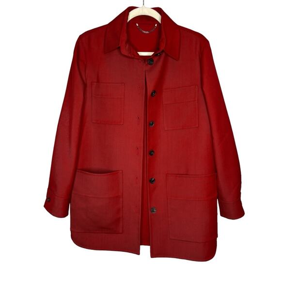 Salvatore Ferragamo Wool Button Down Shirt - Picture 2 of 13